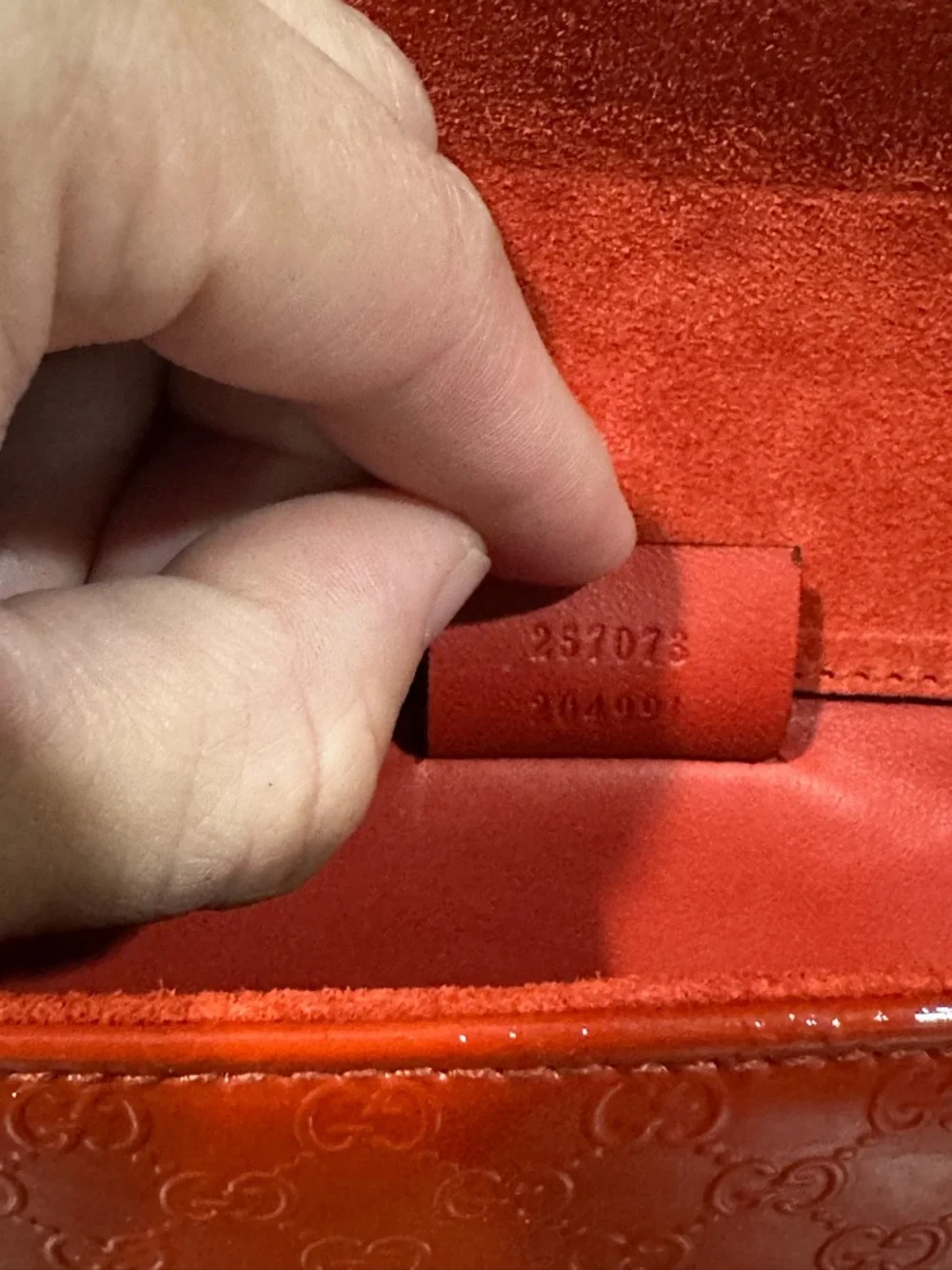 Gucci Glossy Red Patent GG Continental Clutch Wallet - Picture 11 of 12